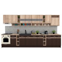 Bucatarie COSSY NEW 400 Wenge / Stejar Sonoma